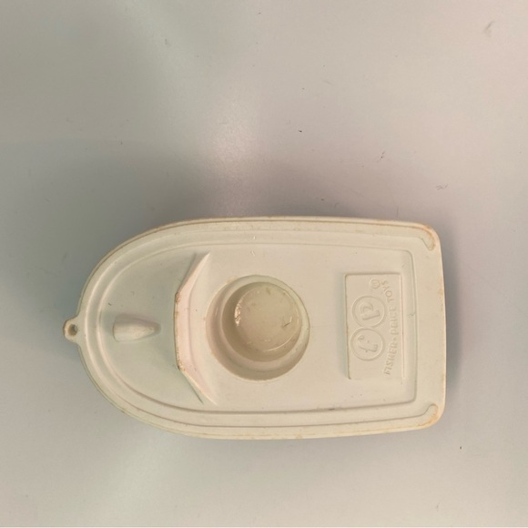 VINTAGE fisher price little people small dinghy boat blue & white plastic - Picture 5 of 10
